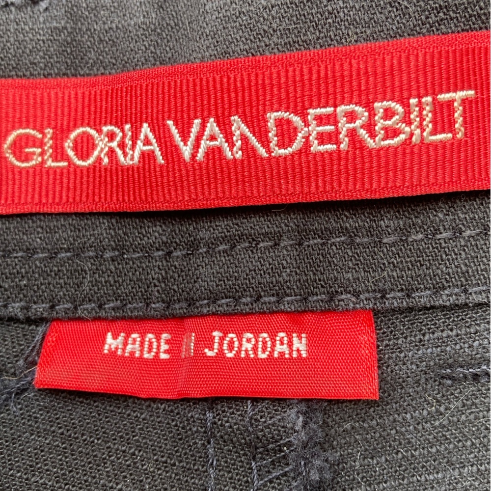 GLORIA VANDERBILT Jeans Vintage Retro Black Denim Size 10 - Picture 5 of 8